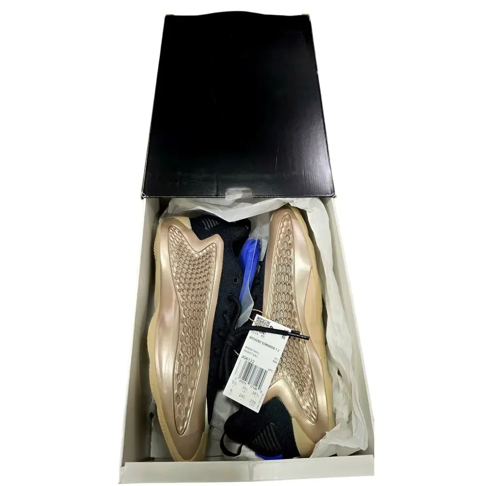 adidas AE 1 Low Metallic Champagne Anthony Edwards Youth 6 Womens 7.5 JQ6132